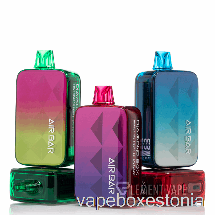 Vape Box Estonia Air Bar Teemantkarp 20000 ühekordne Maasikaarbuus